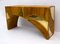 Central Console in Rattan & Brass from Vivai del Sud, 1970s, Image 1