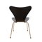 Black Chairs by Arne Jacobsen for Fritz Hansen, Set of 6 2