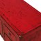 Low Red Lacquer Cabinet 5