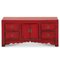 Low Red Lacquer Cabinet 1