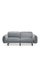 Bean 2-Seater Sofa in Gray Velvet from Emko 2