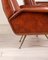 Moderne Vintage Vintage Sessel aus Leder & Messing, 1950er, 2er Set 7