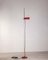 Vintage Red 626 Floor Lamp by Joe Colombo for Oluce, 1970s 1