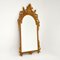 Large Antique French Gilt Carved Wood Mirror, Image 2