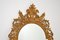 Großer antiker französischer Spiegel mit vergoldetem geschnitztem Holzrahmen 3