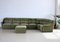 Large Vintage Green Sofa, Set of 8 11