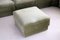 Large Vintage Green Sofa, Set of 8 7