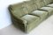 Large Vintage Green Sofa, Set of 8 6