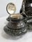 Double Inkwell in Silver-Plated Bronze & Sea Green Marble, 1900s, Image 15