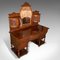 Antique English Victorian Walnut Dressing Table from Gillow & Co, Image 3