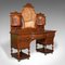 Antique English Victorian Walnut Dressing Table from Gillow & Co 1