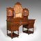 Antique English Victorian Walnut Dressing Table from Gillow & Co, Image 1