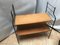 Small Loft Style Library Bookcase Metal and Wood 7