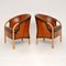 Vintage Danish Leather Armchairs by Stouby, Set of 2, Image 2