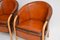 Vintage Danish Leather Armchairs by Stouby, Set of 2 7