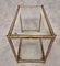 Bamboo Style End Tables in Gilt Brass, 1980s, Set of 2 7