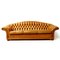 Divano Chesterfield vintage in pelle color cognac, Immagine 1