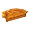 Grand Canapé Chesterfield Vintage en Cuir Cognac 2