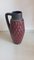 Vintage Ceramic Fat Lava Floor Vase with Handle, 1960s 3