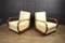 Italian Art Deco Walnut Armchairs, Set of 2, Image 9