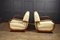 Italian Art Deco Walnut Armchairs, Set of 2 10