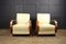 Italian Art Deco Walnut Armchairs, Set of 2 12