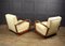 Italian Art Deco Walnut Armchairs, Set of 2 6