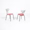 Red Radar Chairs by Willy Van Der Seas, Set of 2 1