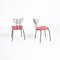 Red Radar Chairs by Willy Van Der Seas, Set of 2 2