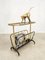 Vintage Brass Side Table or Magazine Rack from MB Italy 3