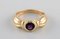 Vintage Ring in 14 Carat Gold with Amethyst by Hermann Siersbøl, Denmark, Image 2