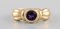 Vintage Ring in 14 Carat Gold with Amethyst by Hermann Siersbøl, Denmark, Image 4