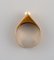 Swedish Modernist Ring in 18 Carat Gold with Cultured Pearl 3