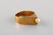 Schwedischer Modernistischer Ring aus 18 Karat Gold mit Zuchtperle 2