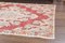 Vintage Turkish Handmade Oushak Rug in Red Wool, Image 2