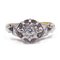 Vintage Ring in 18K Gold and Platinum with a Central 0.15ct Diamond, 1940s, Image 1