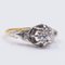Vintage Ring in 18K Gold and Platinum with a Central 0.15ct Diamond, 1940s 3