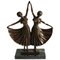 Danseurs Style Art Déco en Bronze, 20ème Siècle 1