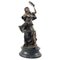 Figura de una bailarina de bronce con pandereta, siglo XX, Imagen 1