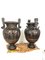Neoclassical Roman Style Cast Bronze Urns, Set of 2 5