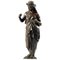 Bronze, 19ème Siècle, d'une Femme Drapée en Robe sur une Base Ronde 1