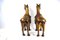 Vergoldete Bronze Gift Horses, 20. Jh., 2er Set 2