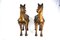 Vergoldete Bronze Gift Horses, 20. Jh., 2er Set 3