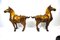 Vergoldete Bronze Gift Horses, 20. Jh., 2er Set 5