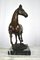 Cheval en Bronze sur Socle en Marbre, 20ème Siècle 4