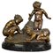 French Sculpture of Children in Bronze 1