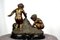 French Sculpture of Children in Bronze 2