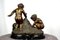 French Sculpture of Children in Bronze, Image 2