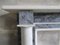 19th Century White Bardiglio Marble Column Fireplace, Image 5