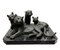Fusione in bronzo raffigurante tigre e cuccioli, XX secolo, Immagine 1